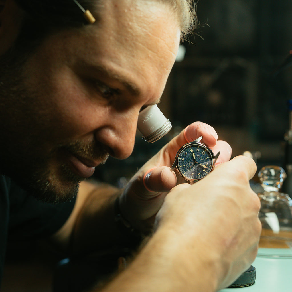 *Limited Edition* Titanium 38mm Standard Issue Field Watch: Pacific Blue
