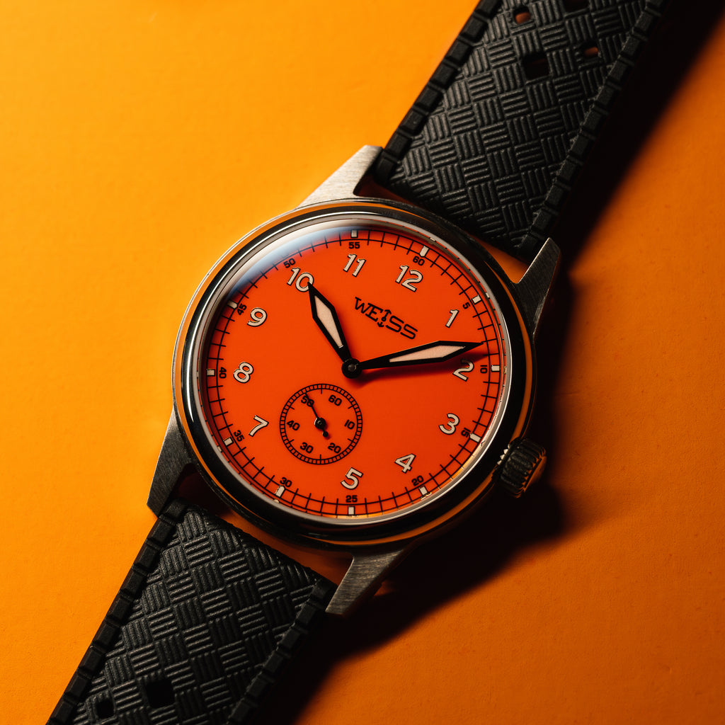 *Limited Edition* 38mm Standard Issue Field Watch: Tangerine Dial