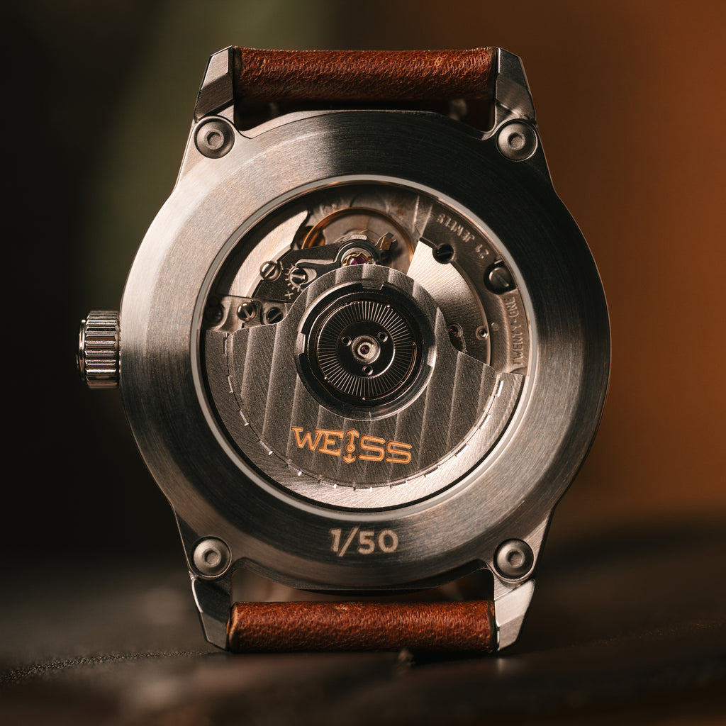 *Limited Edition* 38mm Automatic Standard Issue Field Watch with Date: Textured Denim Dial