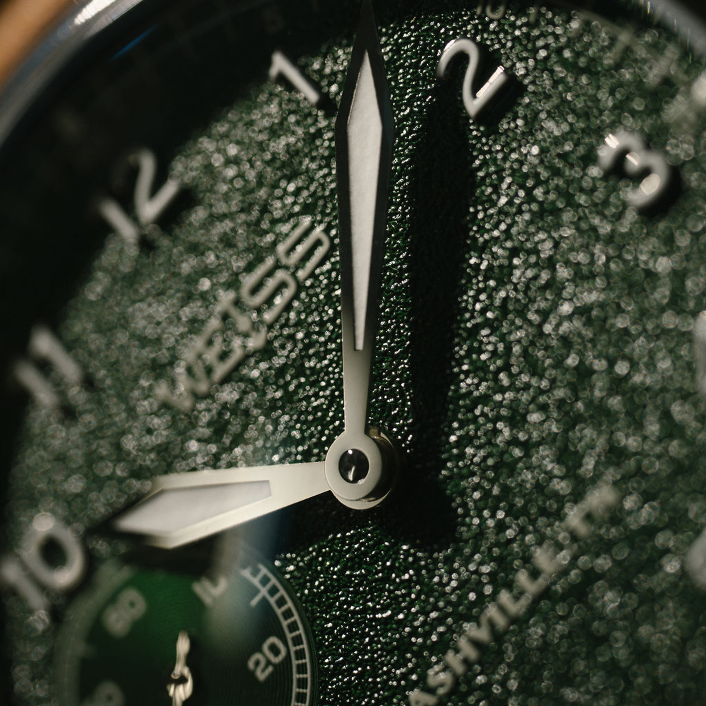 *Limited Edition* Titanium 42mm Standard Issue Field Watch: Textured British Racing Green
