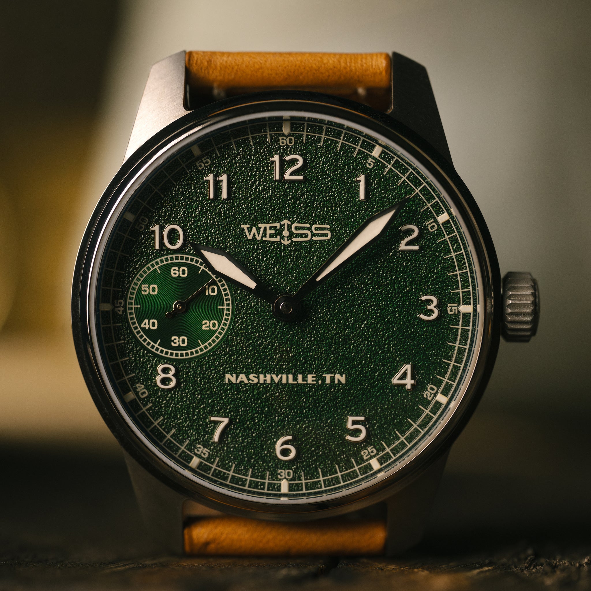 Édition Limitée Standard Issue Field Watch 42 mm en Titane — British Racing Green