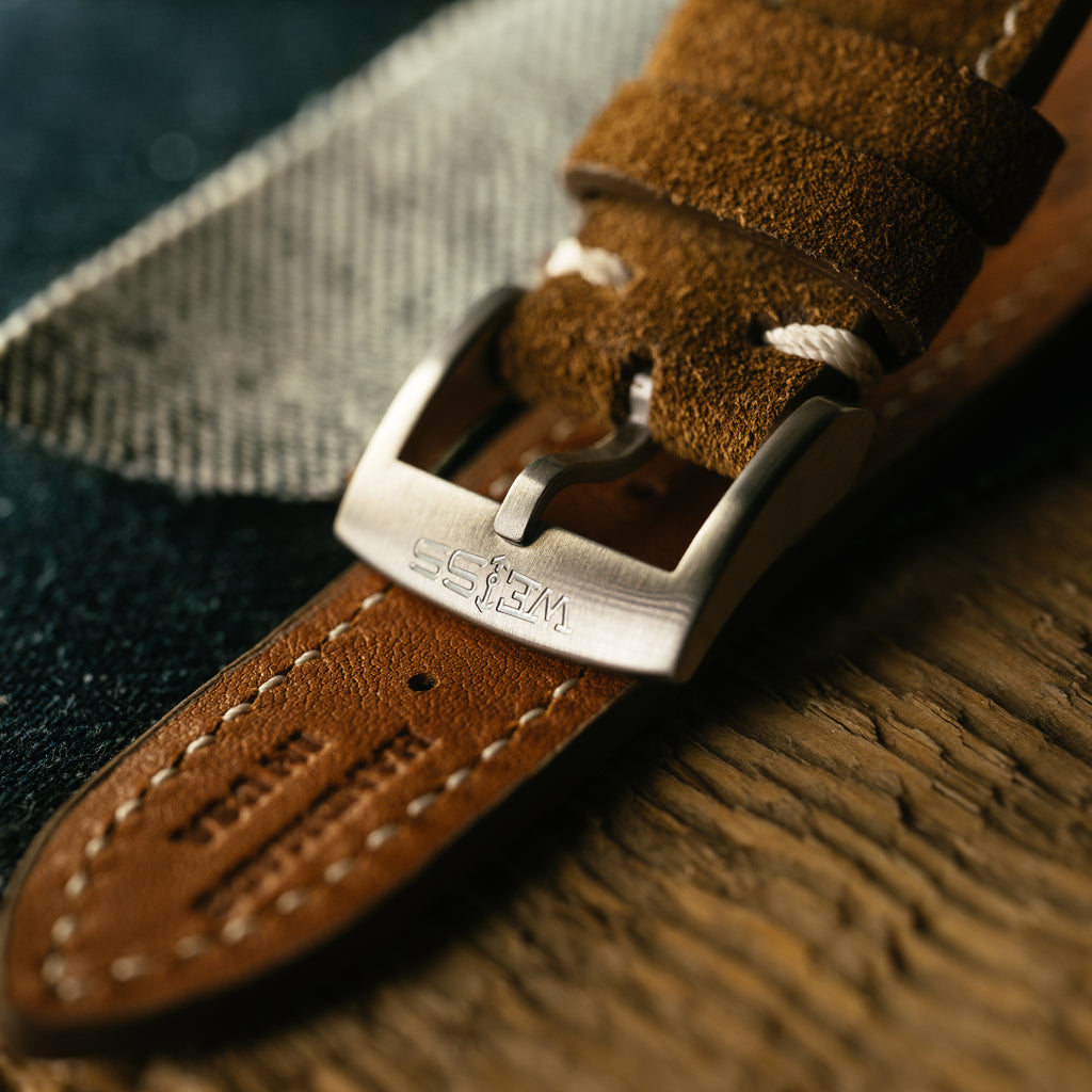 *Limited Edition* 42mm Automatic Standard Issue Field Watch with Date: Textured Denim Dial