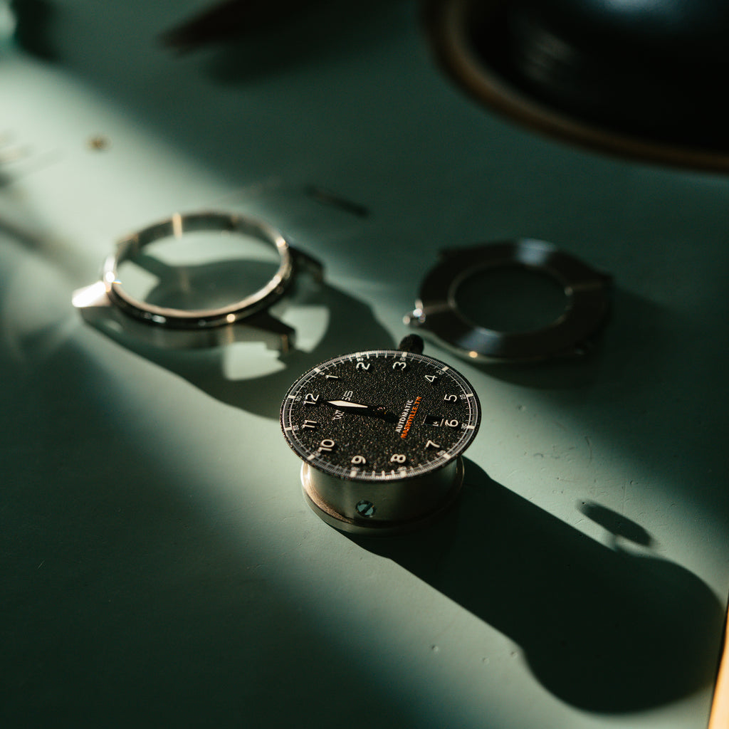 *Limited Edition* 42mm Automatic Standard Issue Field Watch with Date: Textured Black Dial