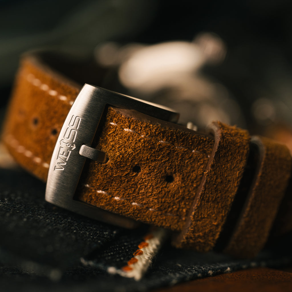 *Limited Edition* 38mm Automatic Standard Issue Field Watch with Date: Textured Denim Dial