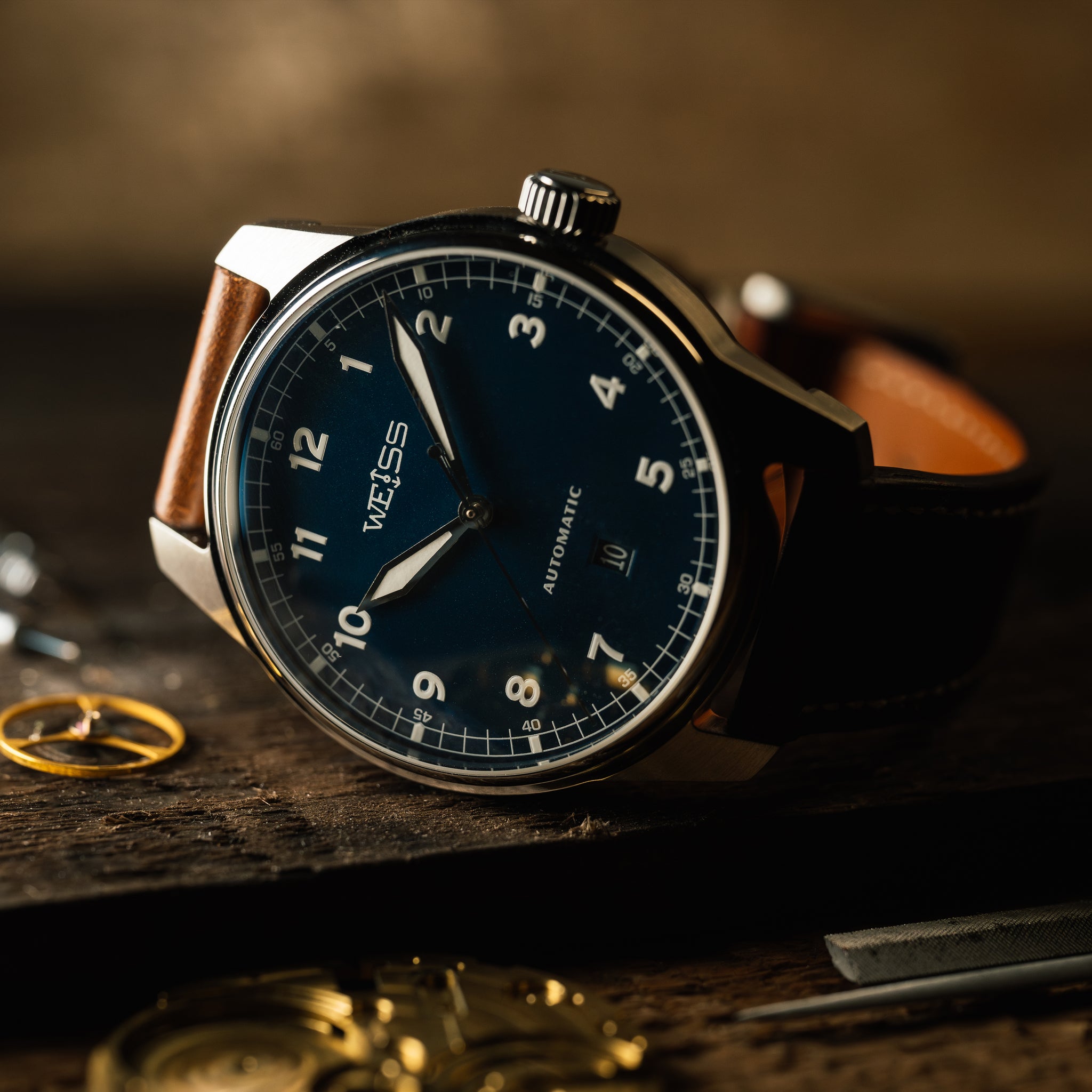 42 mm automatische Standard-Felduhr mit Datum
