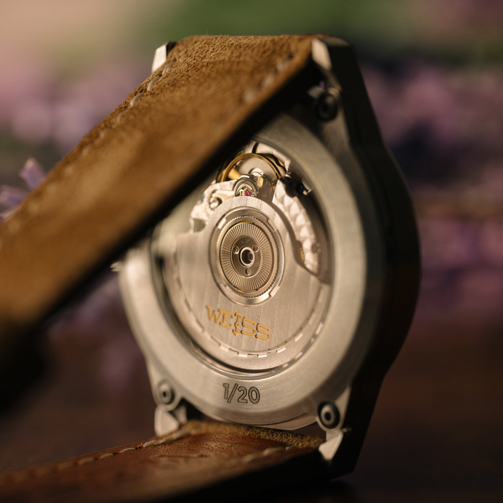 *Limited Edition* 38mm Automatic Standard Issue Field Watch with Date: Lavender Dial