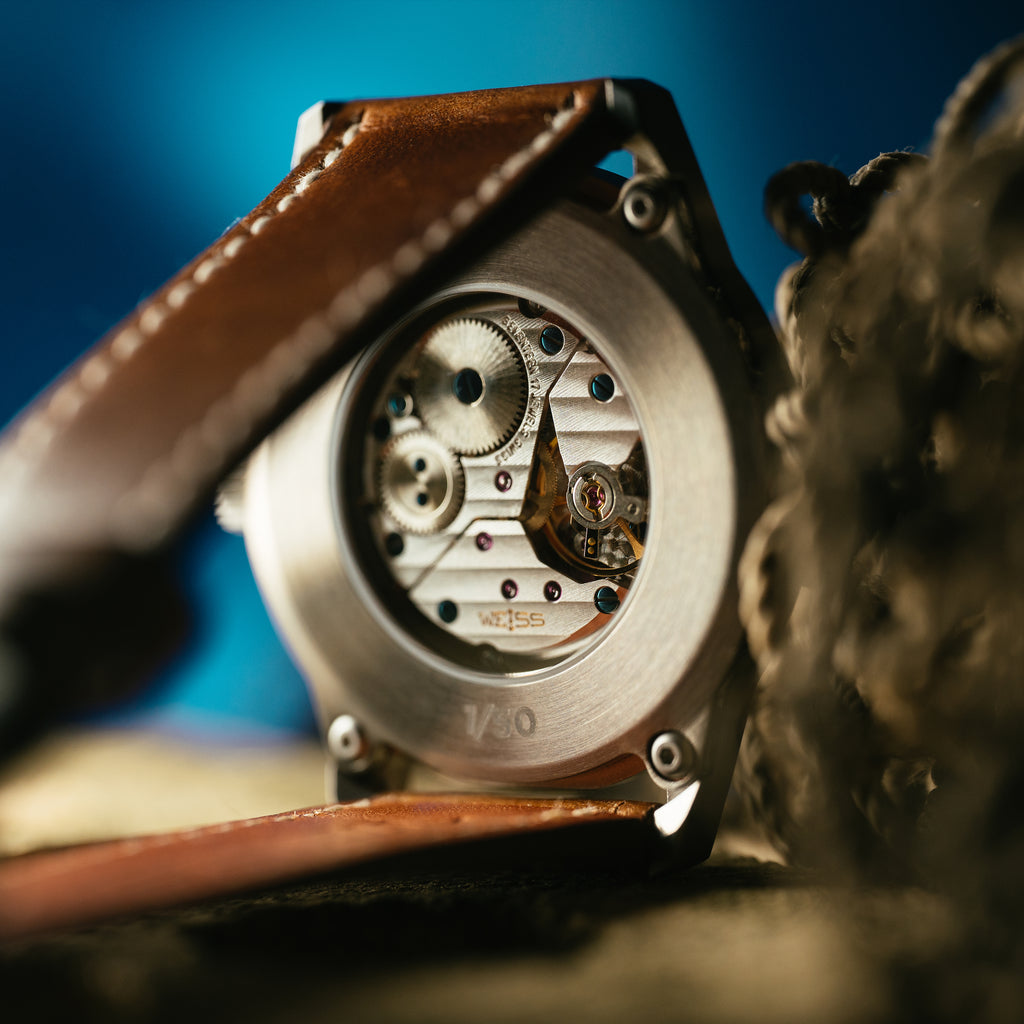 *Limited Edition* Titanium 38mm Standard Issue Field Watch: Pacific Blue