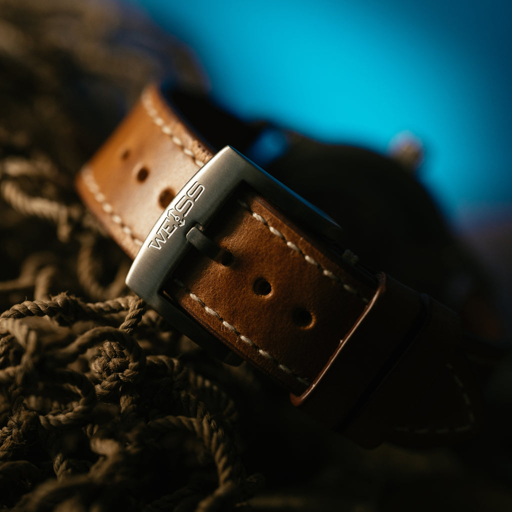 *Limited Edition* Titanium 38mm Standard Issue Field Watch: Pacific Blue