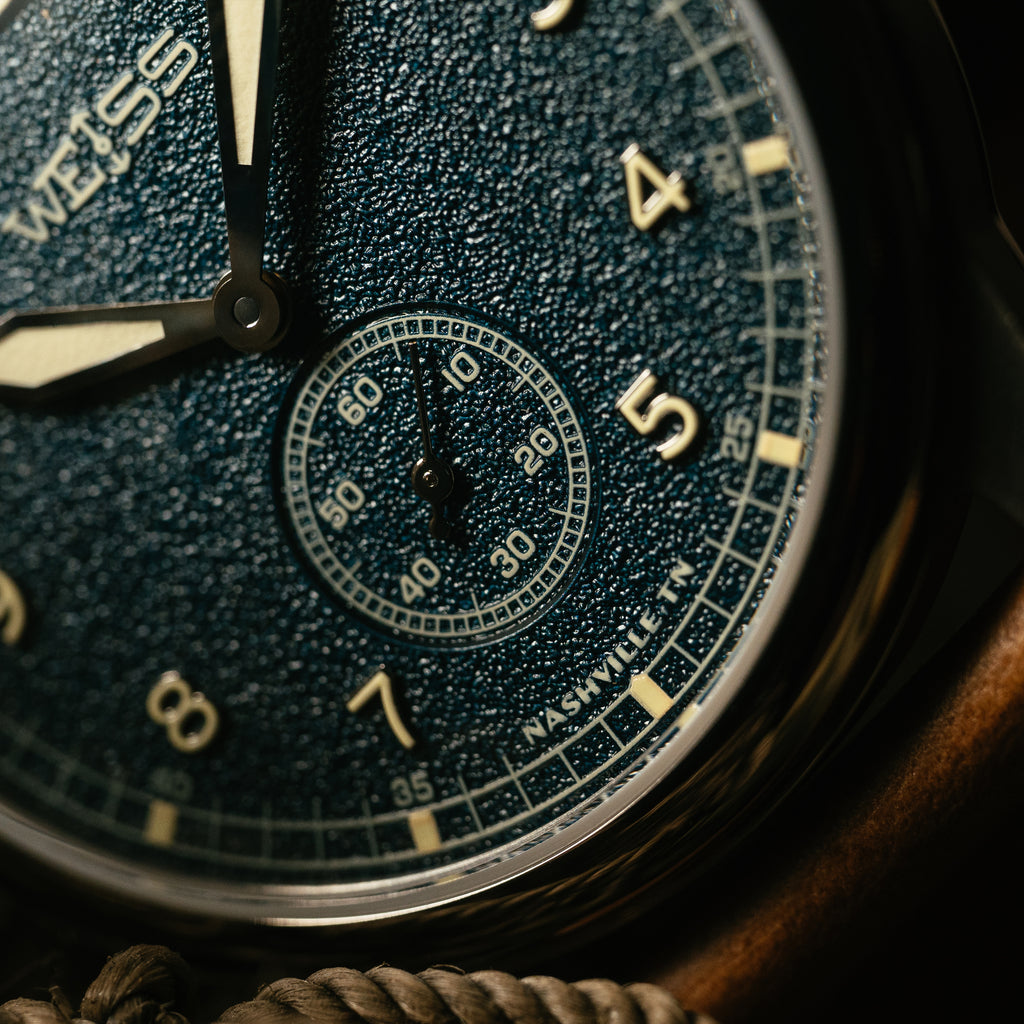 *Limited Edition* Titanium 38mm Standard Issue Field Watch: Pacific Blue