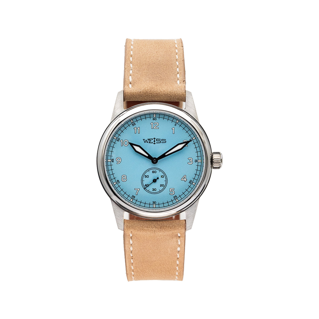 *Limited Edition* Titanium 38mm Standard Issue Field Watch: Blue Ocean