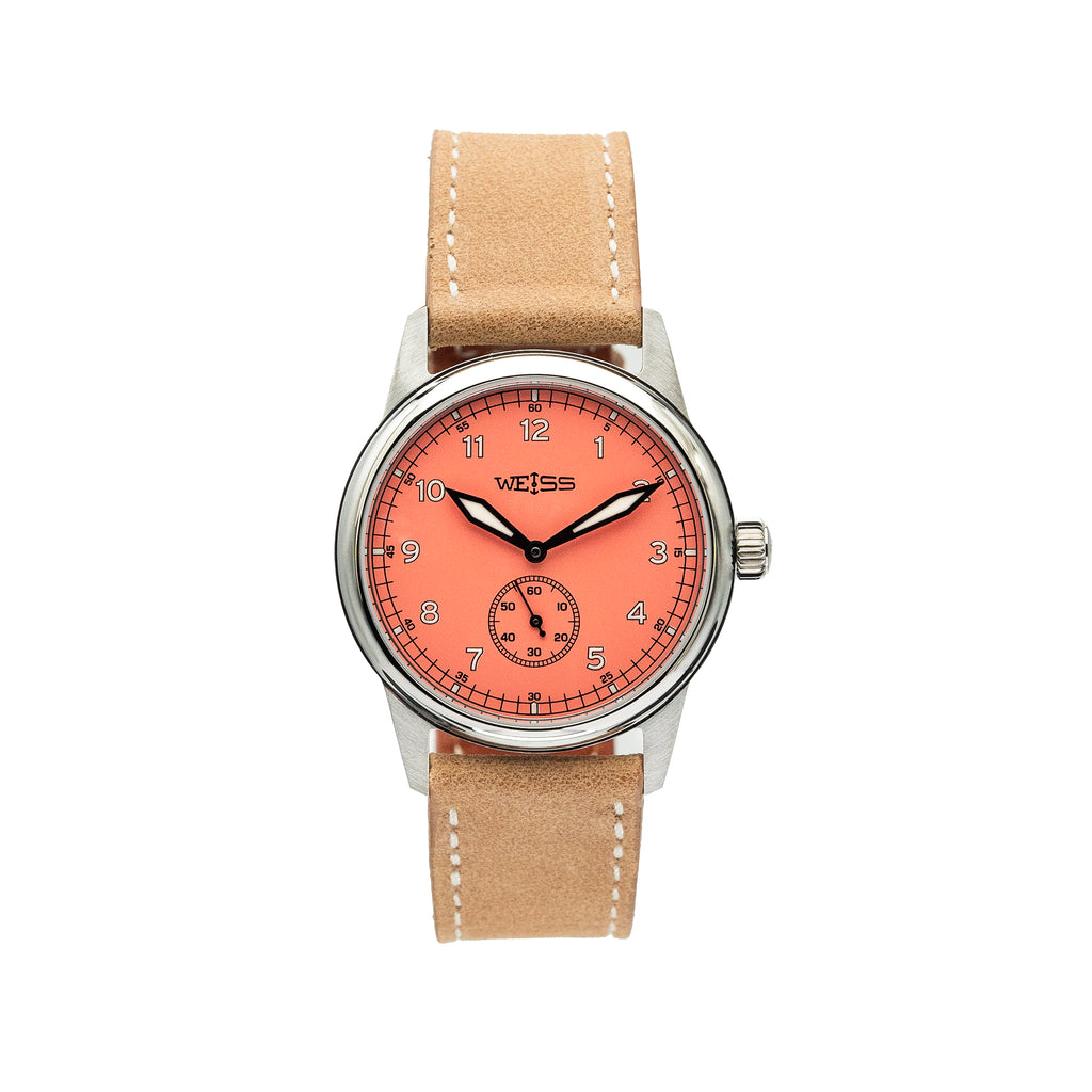 *Limited Edition* Titanium 38mm Standard Issue Field Watch: Pink Sand