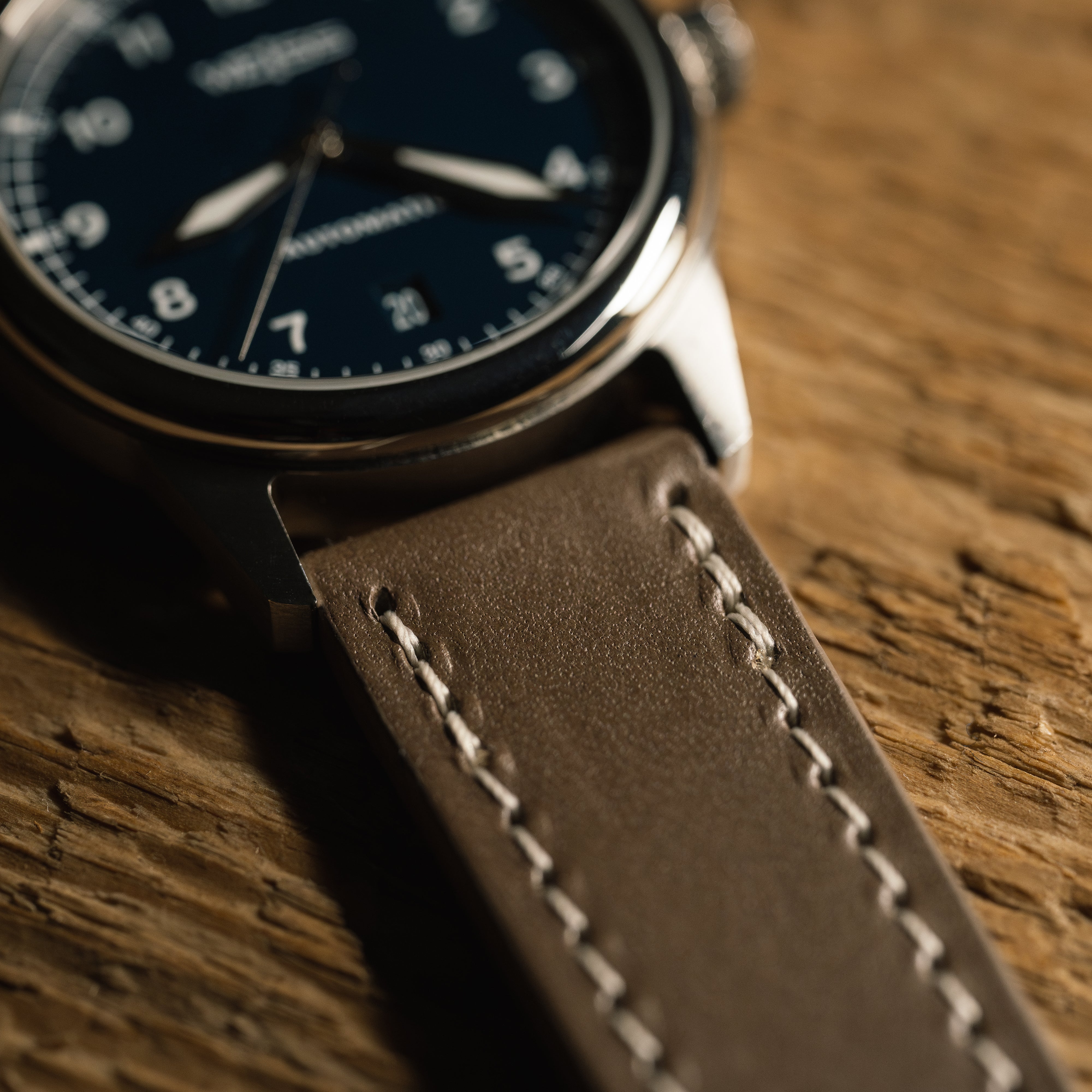 Buttero Taupe Leather Strap | Weiss | Weiss Watch Company