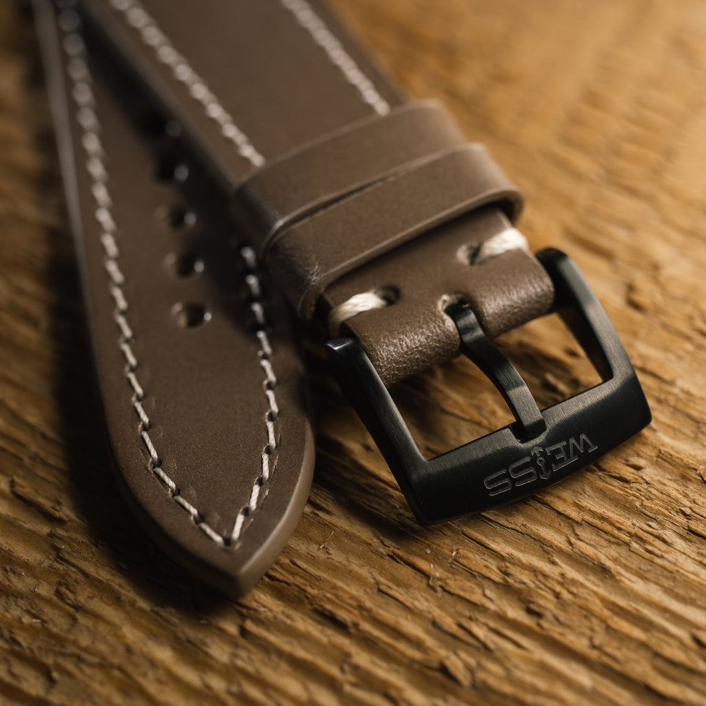 Buttero Taupe Leather Strap