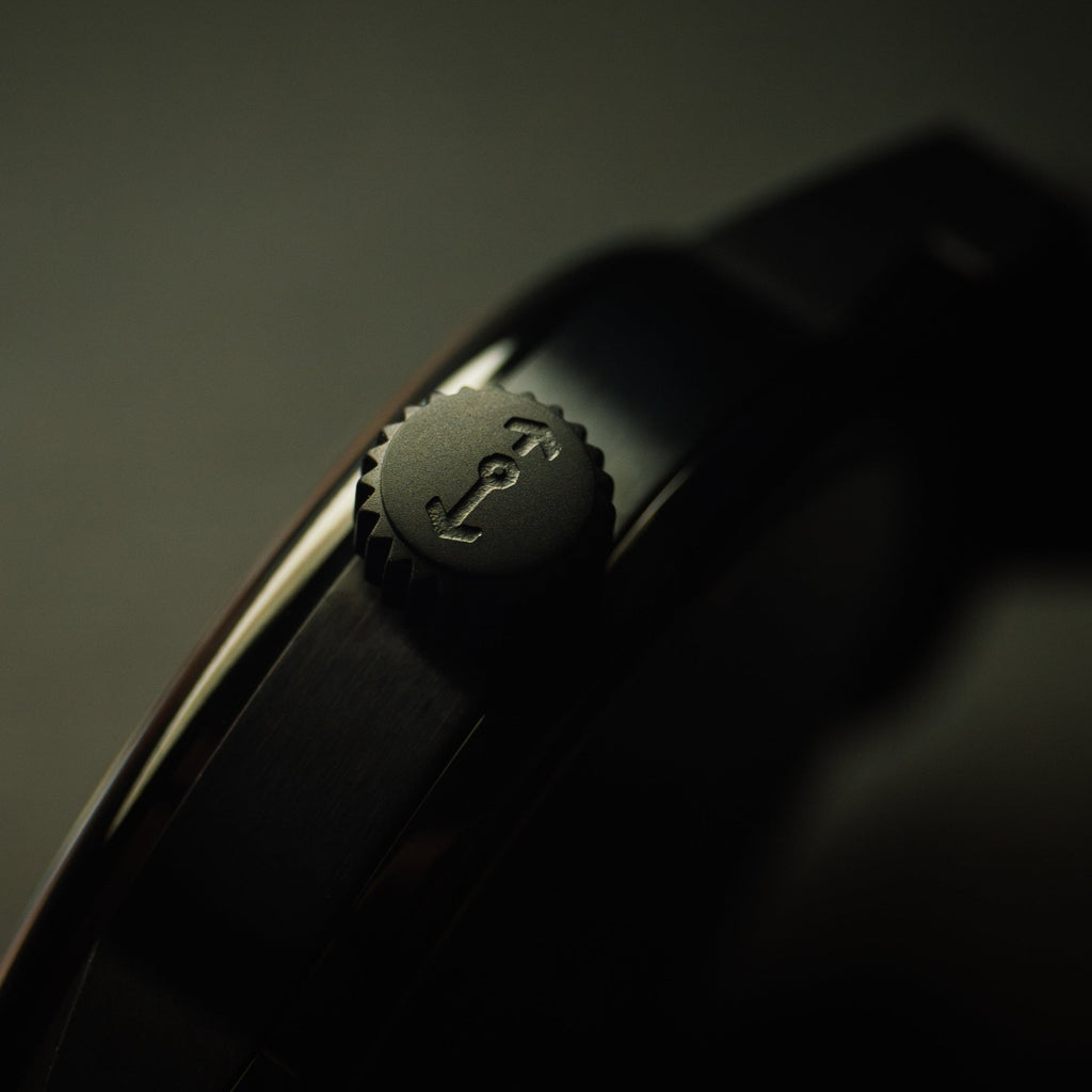 *Limited Edition* Titanium Black DLC 38mm Standard Issue Field Watch: Black Dial