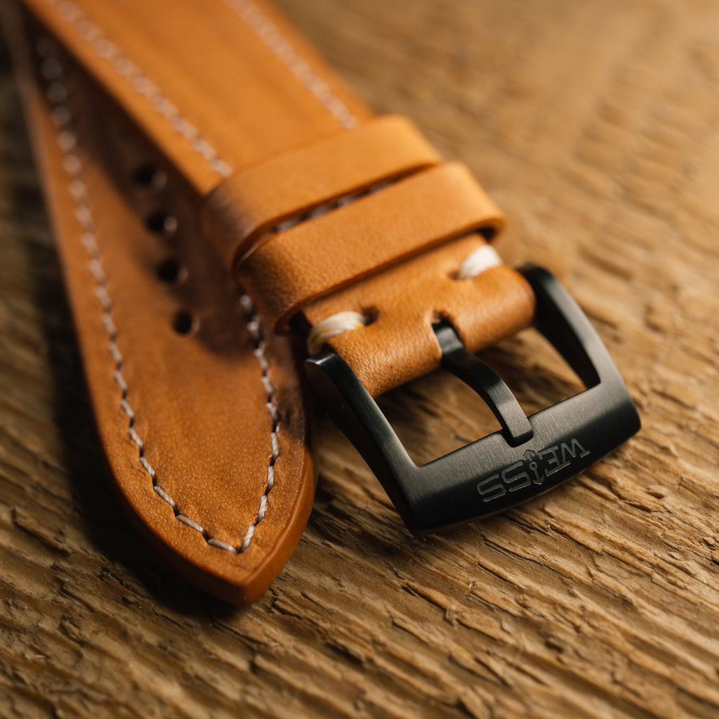 Elbamatt Cammello Leather Strap