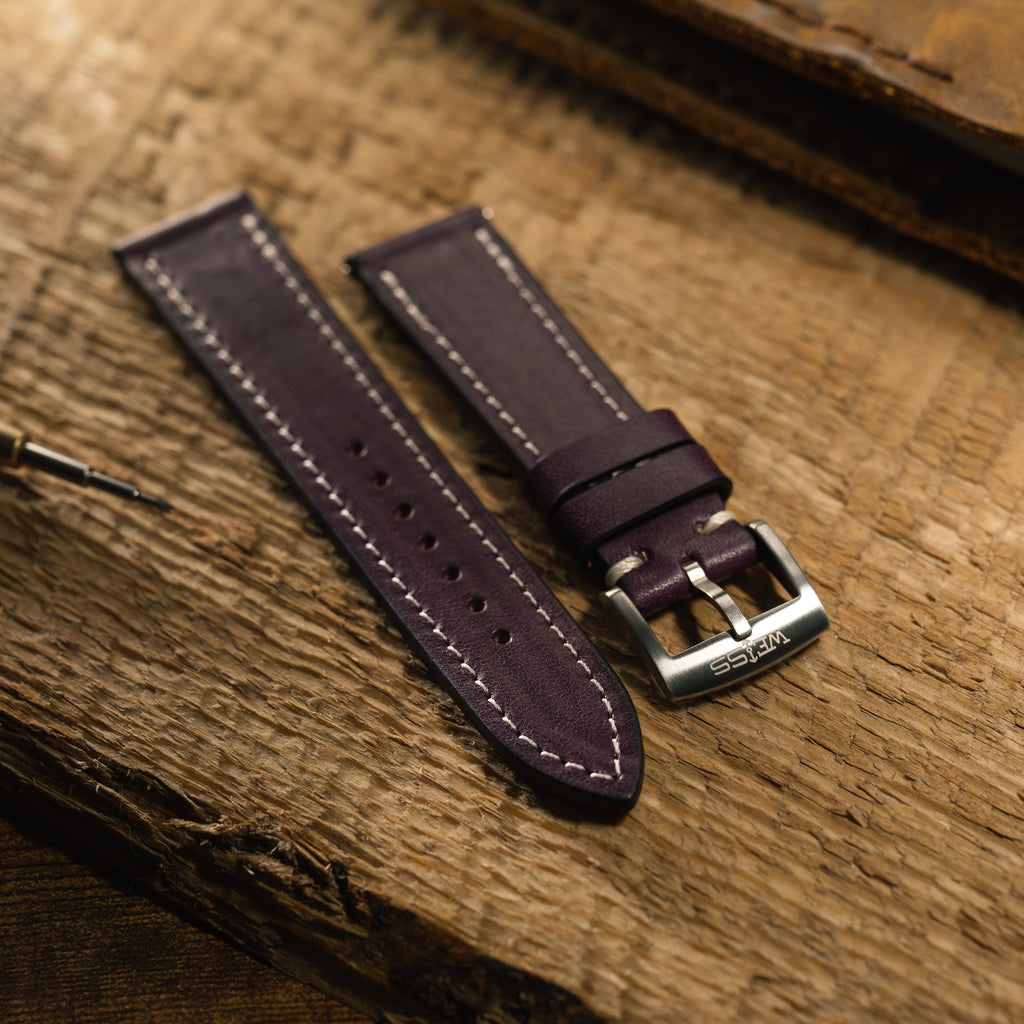 Elbamatt Viola Leather Strap