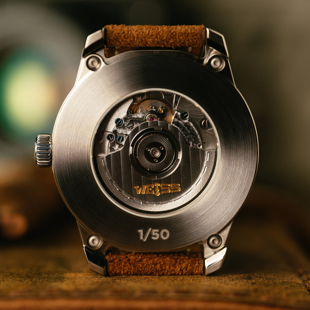 *Limited Edition* 42mm Automatic Standard Issue Field Watch with Date: Textured White Dial