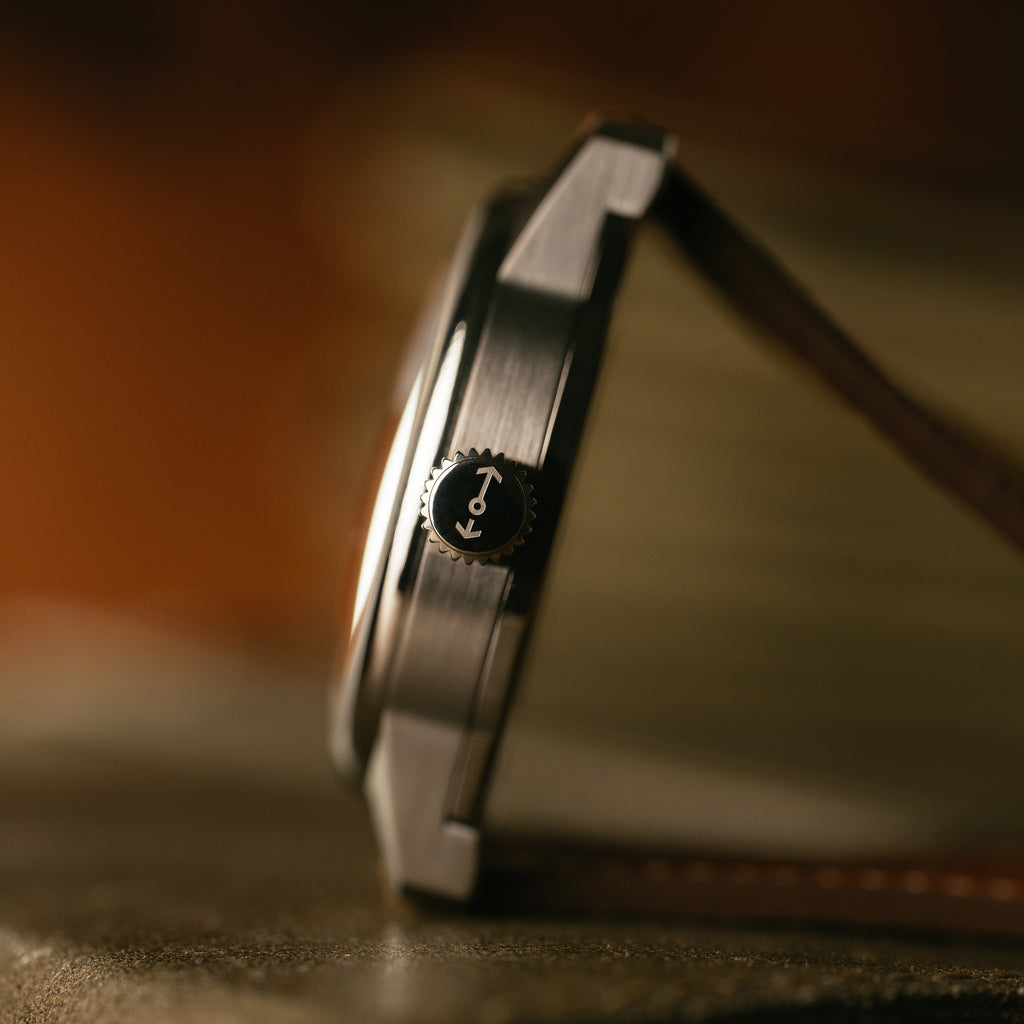 *Limited Edition* 42mm Automatic Standard Issue Field Watch with Date: Textured Black Dial