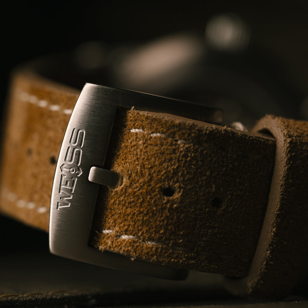 *Limited Edition* Titanium 38mm Automatic Standard Issue Field Watch with Date: Textured Black Dial