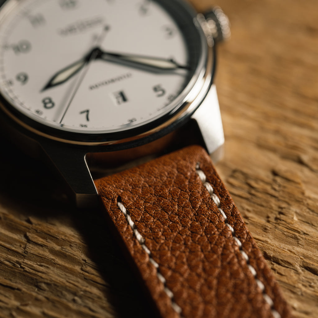 Novonappa Foulonné Gold Leather Strap