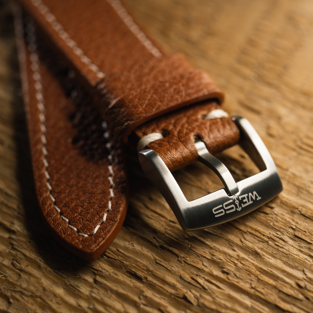 Novonappa Foulonné Gold Leather Strap