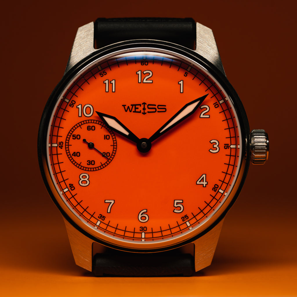 *Limited Edition* 42mm Standard Issue Field Watch: Tennessee Tangerine