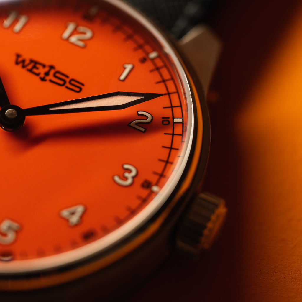 *Limited Edition* 42mm Standard Issue Field Watch: Tennessee Tangerine