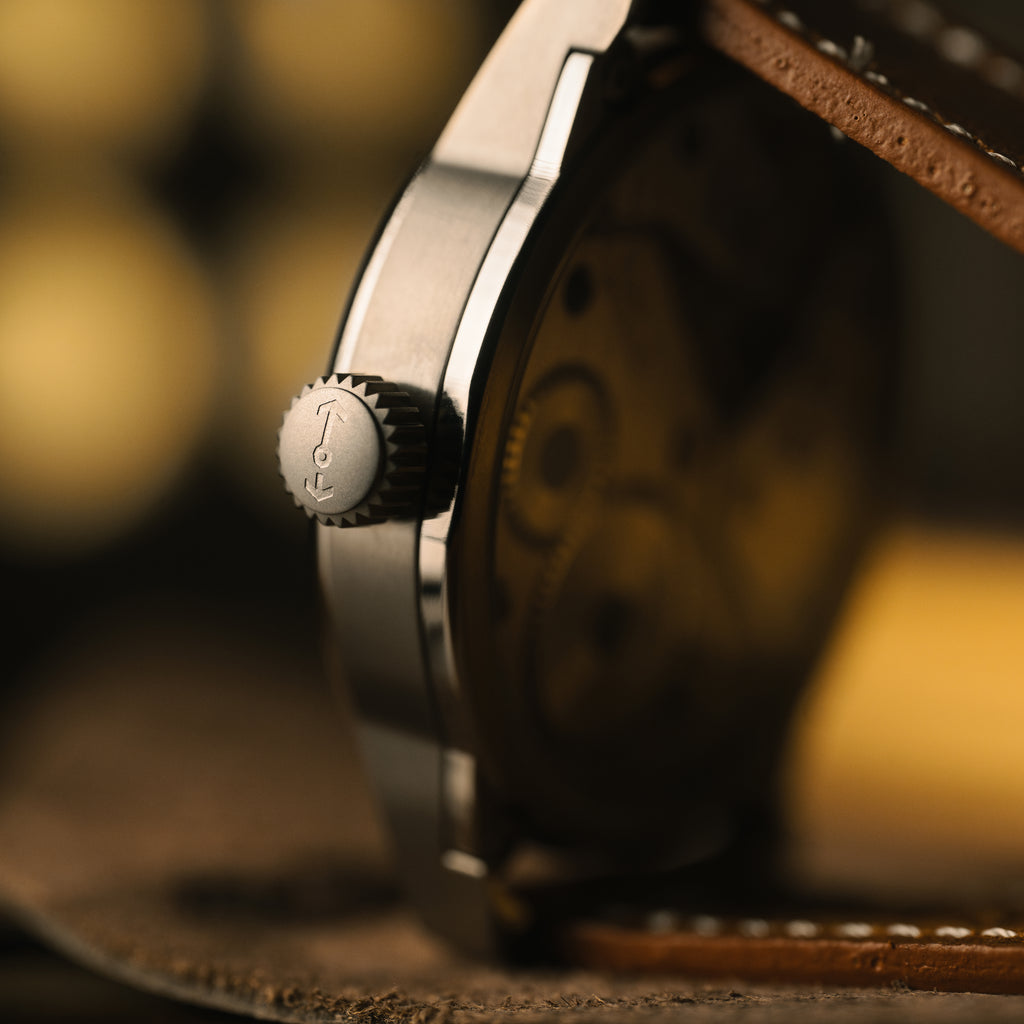 *Limited Edition* Titanium Gauge Series 42mm Standard Issue Field Watch: Bronze Green