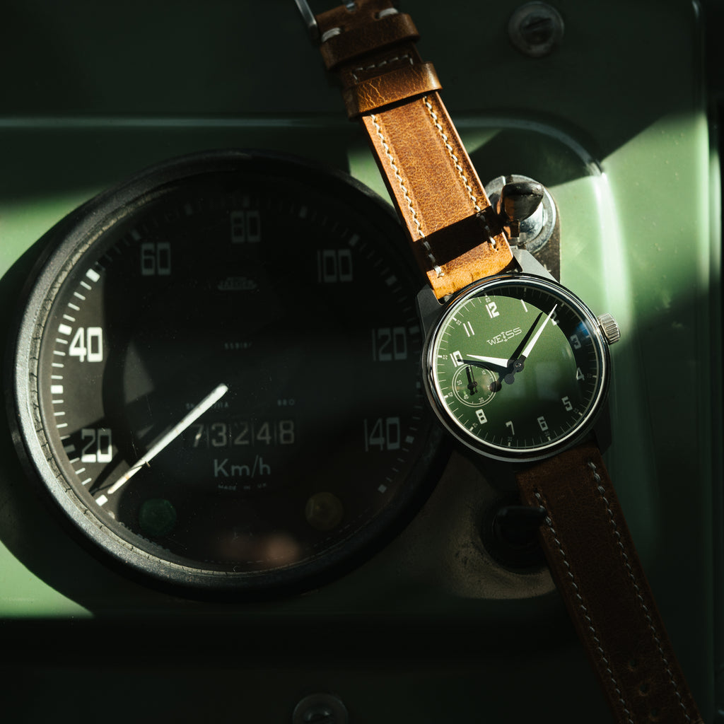 *Limited Edition* Titanium Gauge Series 42mm Standard Issue Field Watch: Bronze Green