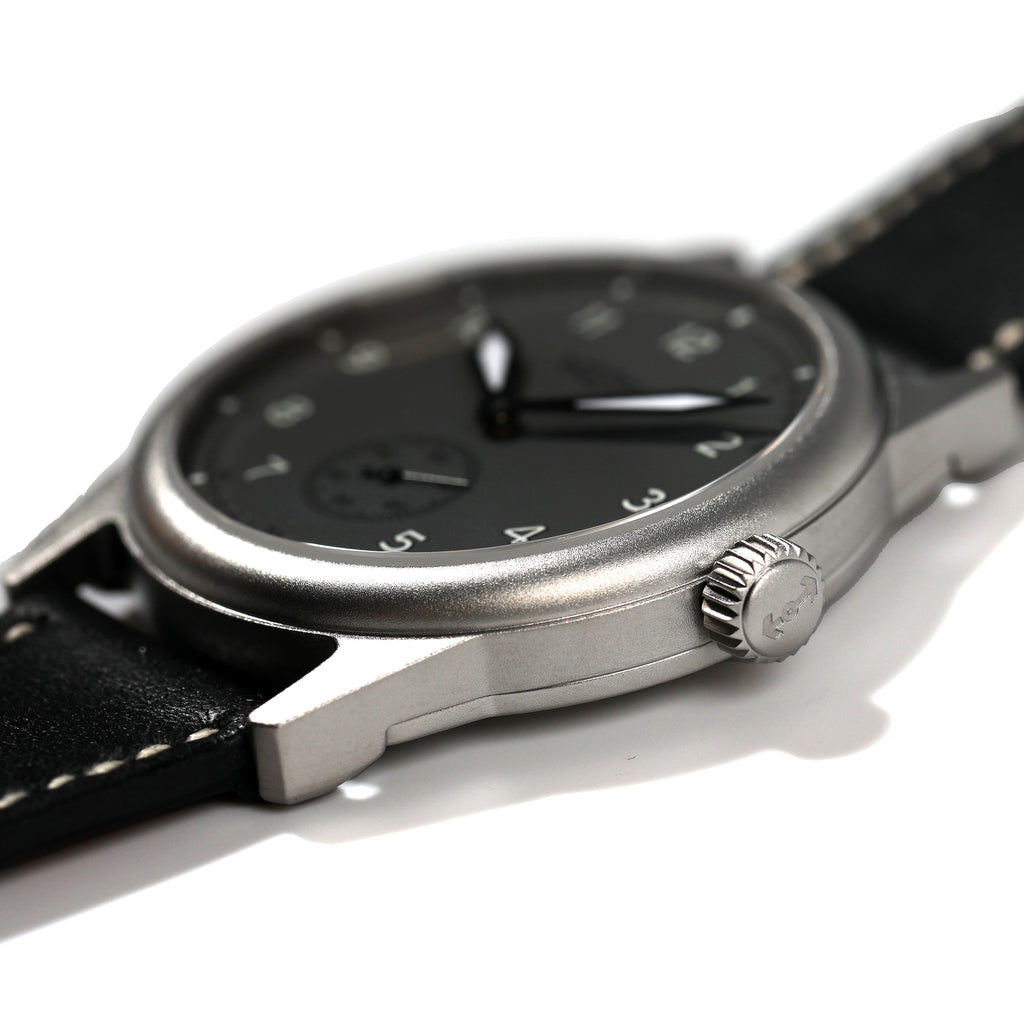 *Limited Edition* Titanium 38mm Standard Issue Field Watch: Carbon Dial