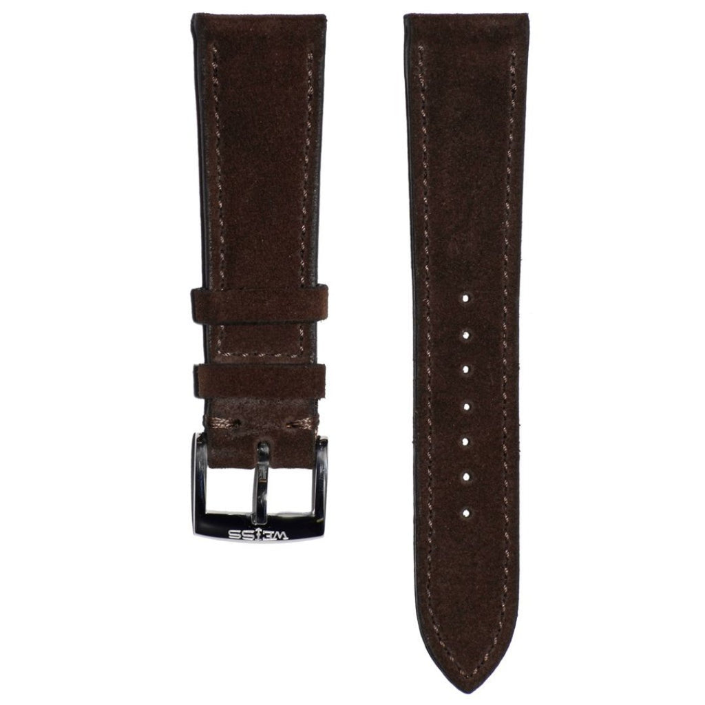 Brown Suede Watch Strap | American Made | Weiss Watch Company | Weiss ...